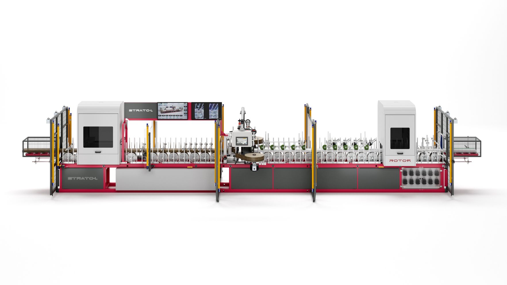 STRATO-L: Macchina di rivestimento profili doppia