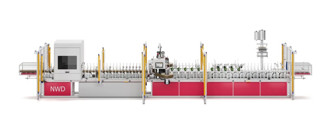 SERIE NWD: Macchina di rivestimento profili - doppia laterale